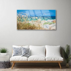Obraz na skle Pláž príroda 140x70 cm