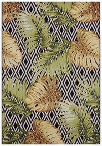 Hanse Home Collection koberce Kusový koberec Flair 105611 Diamonds and Leaves Multicolored – na von aj na doma - 200x285 cm
