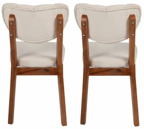 Sada jedálenských stoličiek Elma Beige, 2 ks