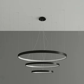Závesné LED svietidlo Rio 3 55/78/110, 3x LED 150w, 3000k, b