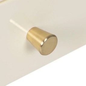 Krémový nočný stolík Nara – Ixia