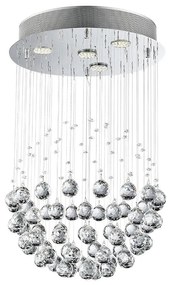 LUXERA 62413 - Krištáľový prisadený luster XAVER 4xGU10/50W/230V