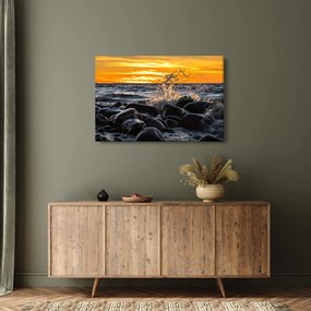 Obraz morských vĺn (90x60 cm)