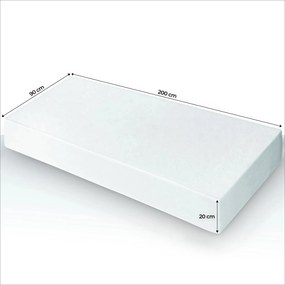 Taštičkový matrac Horno 7 200x90 (H3/H4). Akcia -23%. Vlastná spoľahlivá doprava až k Vám domov. 1119288