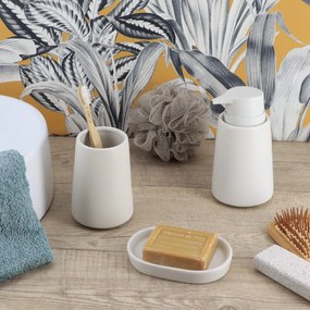 Kúpeľňový pohár Silipo, biela, 400 ml