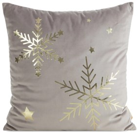 EUROFIRANY VIANOČNÁ DEKORAČNÁ OBLIEČKA NA VANKÚŠ ELEGANCE6 45X45 CM VZOROVANÁ