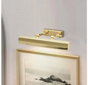 Elstead CHAWTON-PLM-PB - Obrazové svietidlo CHAWTON 2xE14/40W/230V zlatá