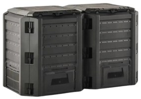 Záhradný kompostér COMPOGREEN, 800l, čierna Prosperplast