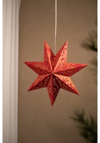 Markslöjd 700122 - Vianočná dekorácia SATURNUS 1xE14/25W/230V pr. 45 cm červená