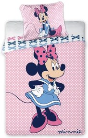 Obliečky do postieľky Minnie - Mašličky