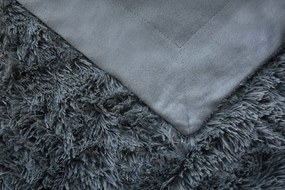Jerry Fabrics Deka s dlhým vlasom - Tmavošedá | 150 x 200 cm