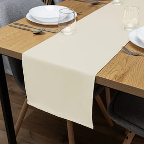 Biante Dekoračný behúň na stôl Rongo RG-011 Smotanový 20x120 cm