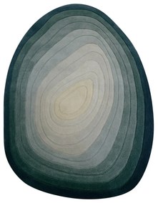 Modrý vlnený koberec 160x230 cm Puddle Ombre Wool – Flair Rugs
