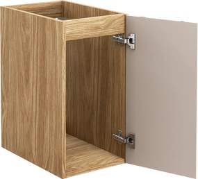 Comad Doplnková kúpeľňová skrinka nízka Luxor Beige 30 béžová/dub olejovaný
