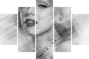 Obraz - Portrén Merilyn Monroe (150x105 cm)