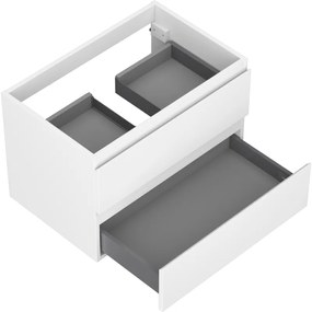 Mexen Orio, kúpeľňová skrinka 70 cm, 2 zásuvky, biela matná, 91A10-07047-2-BFF01