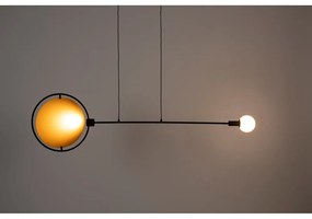 LED stmievateľné závesné svietidlo v okrovožltej a čiernej farbe Sirius – Zuiver