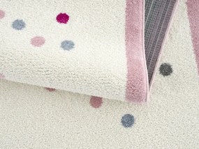 Detský koberec Happy Rugs RAINBOW krém / multi