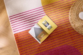 Koberec Muse MU13 oranžový Retro