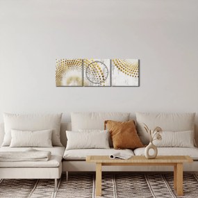 Obraz - Betónový design (s hodinami) (90x30 cm)