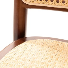 Jedálenská stolička LEGNO béžová / hnedá 871387