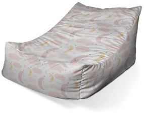 Sablio Sedací vak Lounge Mesiačiky - 80 x 95 x 50 cm