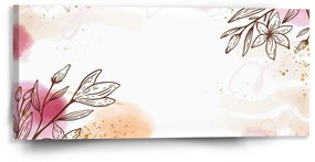 Sablio Obraz Jarný akvarel - 110x50 cm