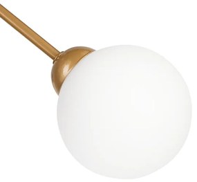 Luster na tyči RUBBY BALL 6xG9/5W/230V zlatá