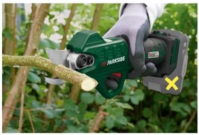Parkside®  Aku nožnice na konáre Paas 20-Li B1 – bez akumulátora  (100387830)