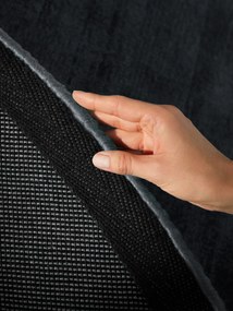 Vikosa, Kusový koberec Vikosa Jane 106299 Black kruh, 150x150 (priemer) kruh, čierna, detská izba
