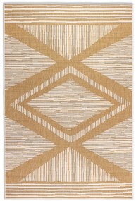 ELLE Decoration koberce Kusový koberec Gemini 106017 Ochre z kolekcie Elle – na von aj na doma - 200x290 cm