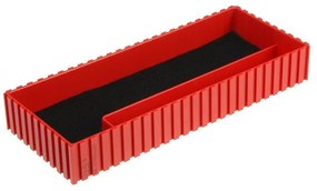 Plastová krabička na posuvné meradlo 35-250x100 mm, červená