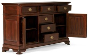 furniture-nabytek.cz - Masívny príborník Cambridge II z mahagónu, lakovaný, hnedý