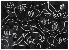 Art Faces koberec čierny 170x240 cm