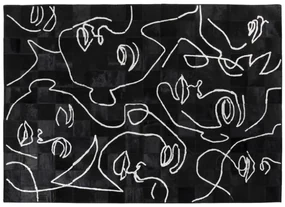 Art Faces koberec čierny 170x240 cm