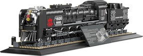 Sada stavebných kociek retro lokomotívy, 1546 dielikov