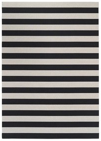 Woodnotes | Koberec Big Stripe - Sivo-čierna / 140x200 cm