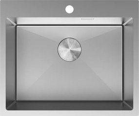 Mexen Solix oceľový drez 1-komorový 600 x 500 mm, inox - 6408601000-01