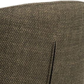 CLARA Olivovo Zelená (látka Basel 77)/čierne nohy – MODERNÁ ČALÚNENÁ  KRESLOVÁ STOLIČKA DO OBÝVAČKY/JEDÁLNE/KANCELÁRIE LOFT