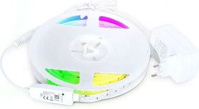 LED RGB Stmievateľný pásik LED/24W/230V 5m 3000-6000K Wi-Fi Tuya