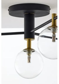 Jupiter 2034 - Prisadený luster FIGARO 4xG9/10W/230V čierna/zlatá/béžová/číra