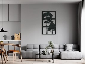 drevko Viacdielny obraz Stromy Rozmer obrazu: 65 x 37 cm, Farba dekorácie: Čierna