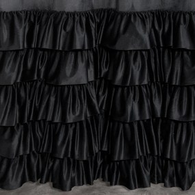 ZATEMŇOVACÍ ZÁVES NA KRÚŽKOCH DANI 140X250 CM ČIERNA