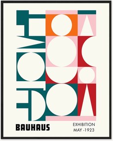 Nástenná dekorácia v ráme Bauhaus Exhibition May 1923