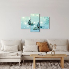 Obraz - Modré motýliky (90x60 cm)