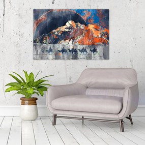 Obraz - Ilustrácia potníkov (90x60 cm)