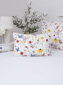 Bavlnená obliečka na vankúš Renforcé 40 × 60 cm - Motýliky