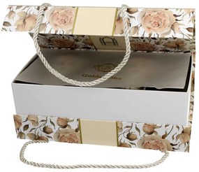 Porcelánový hrnček na nohe Royal English Roses White 320 ml sada 2ks