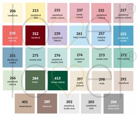 lovel.sk Nálepka na stenu Animals - lasica, sova, ježko, veveričky a líška Z068 - pastelové