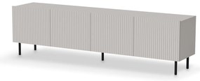 TV stolík Paxos 200 cm kašmír/čierny